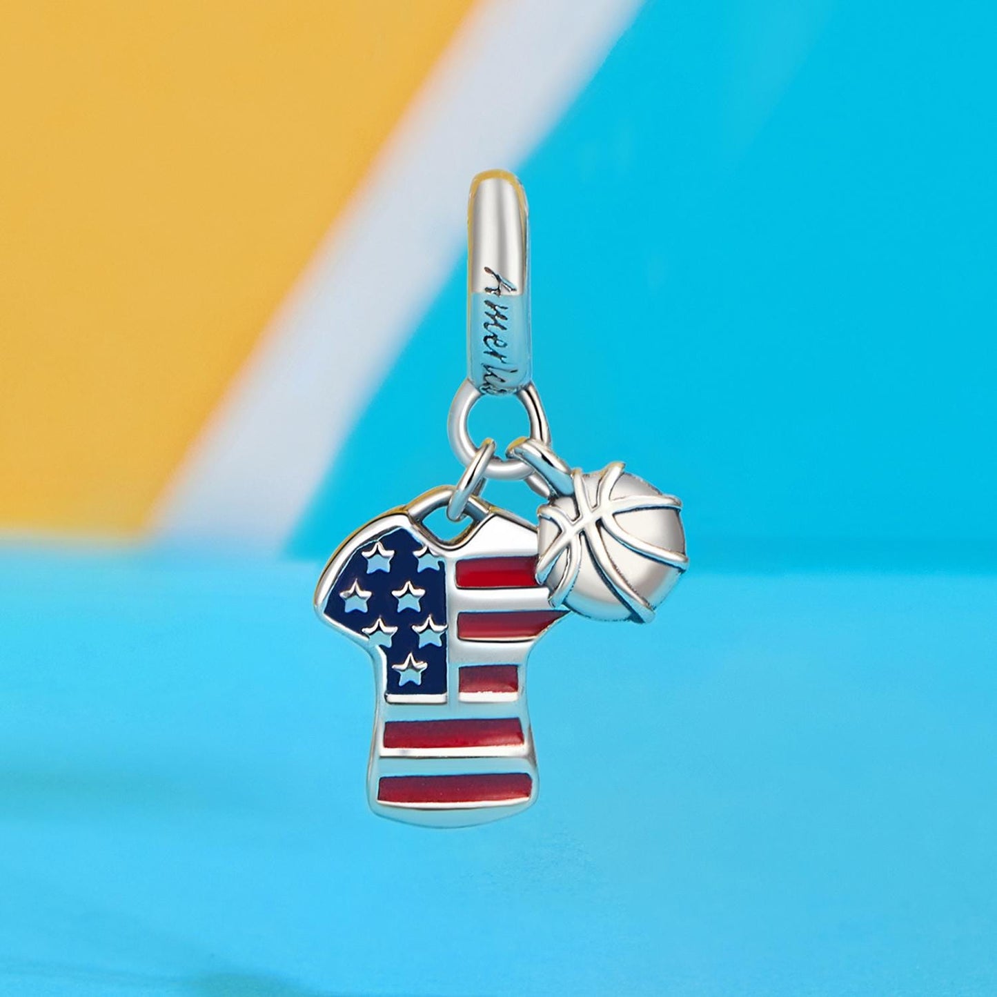 American Football Jersey Charm