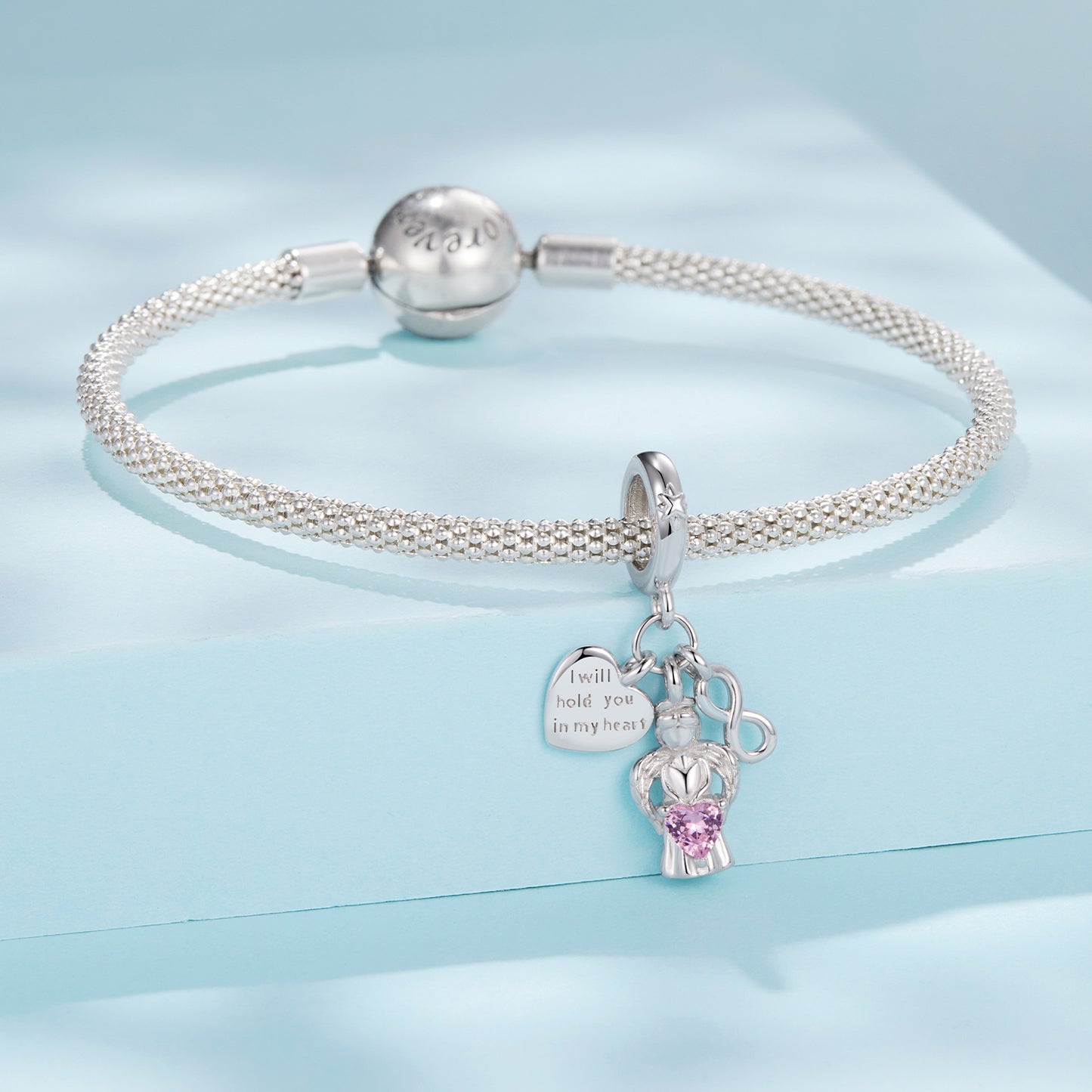 Guardian Angel Love Pendant Charm