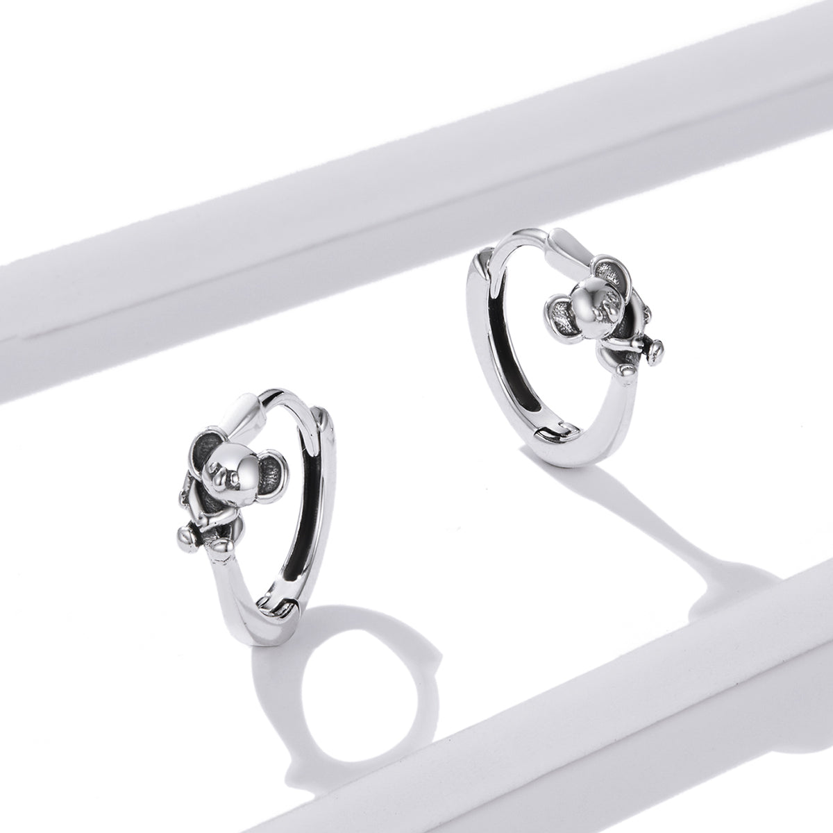 Compact Koala Stud Earrings