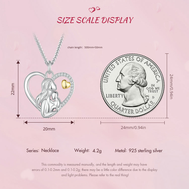 Mother and Daughter Bond Necklace
