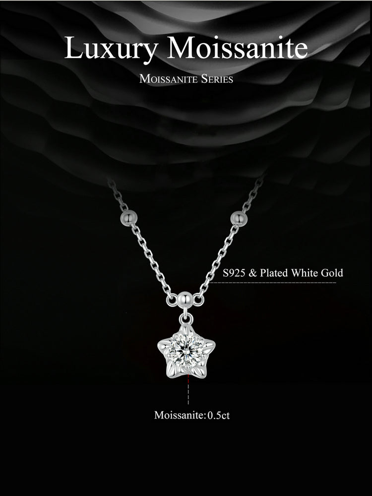 Starlight 0.5ct Moissanite Necklace