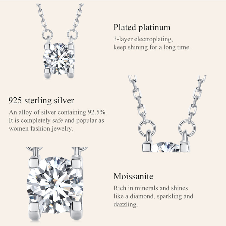Luxurious Moissanite Necklace