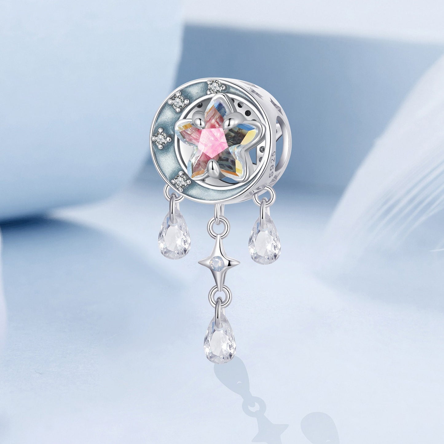 Starry Moon Dreamcatcher Charm