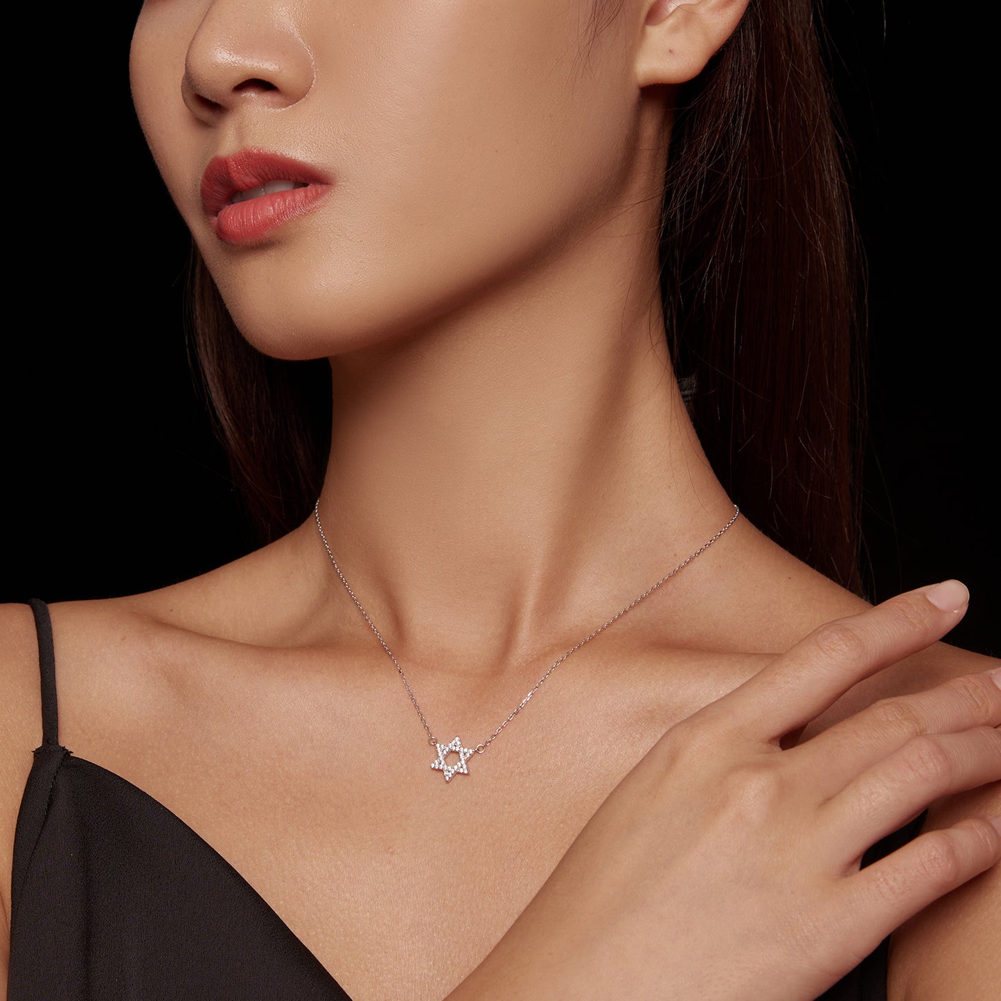 Hexagonal Star Necklace