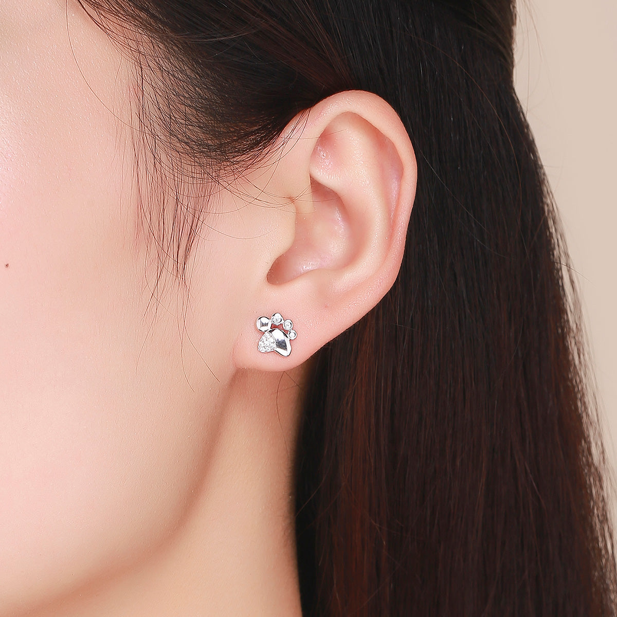 Footprint Earrings