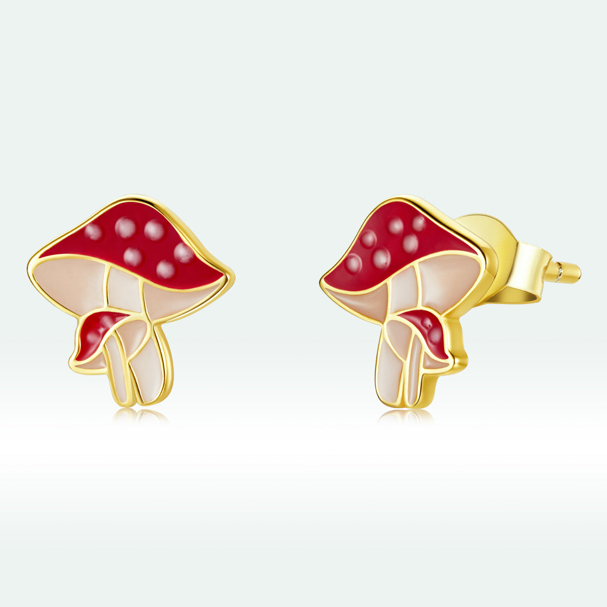 Autumn Mushroom Earrings