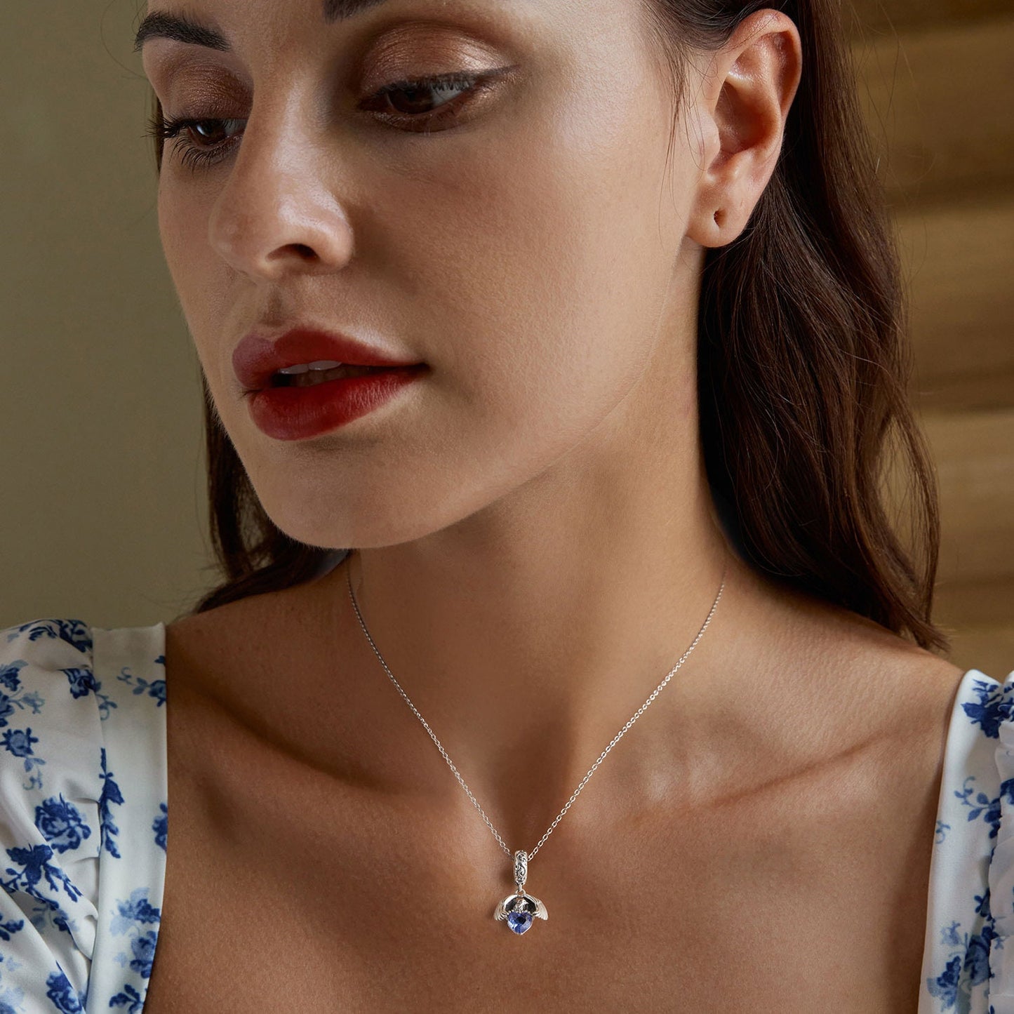 White Eagle Pendant Charm