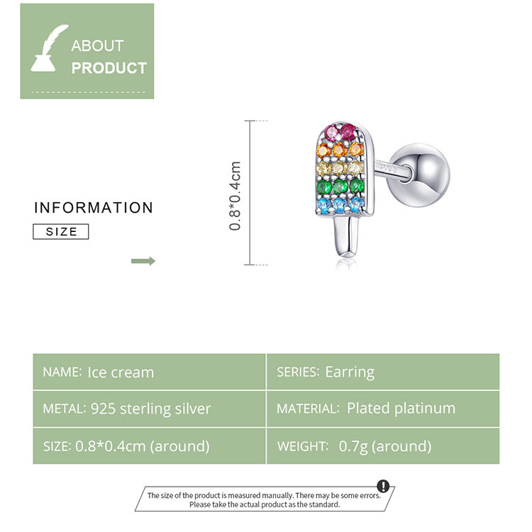 Summer Ice Cream Drop Earrings