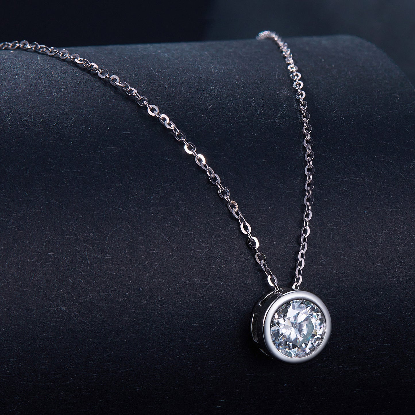 1ct Moissanite Necklace