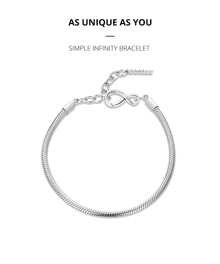 Minimalist Infinity Bracelet