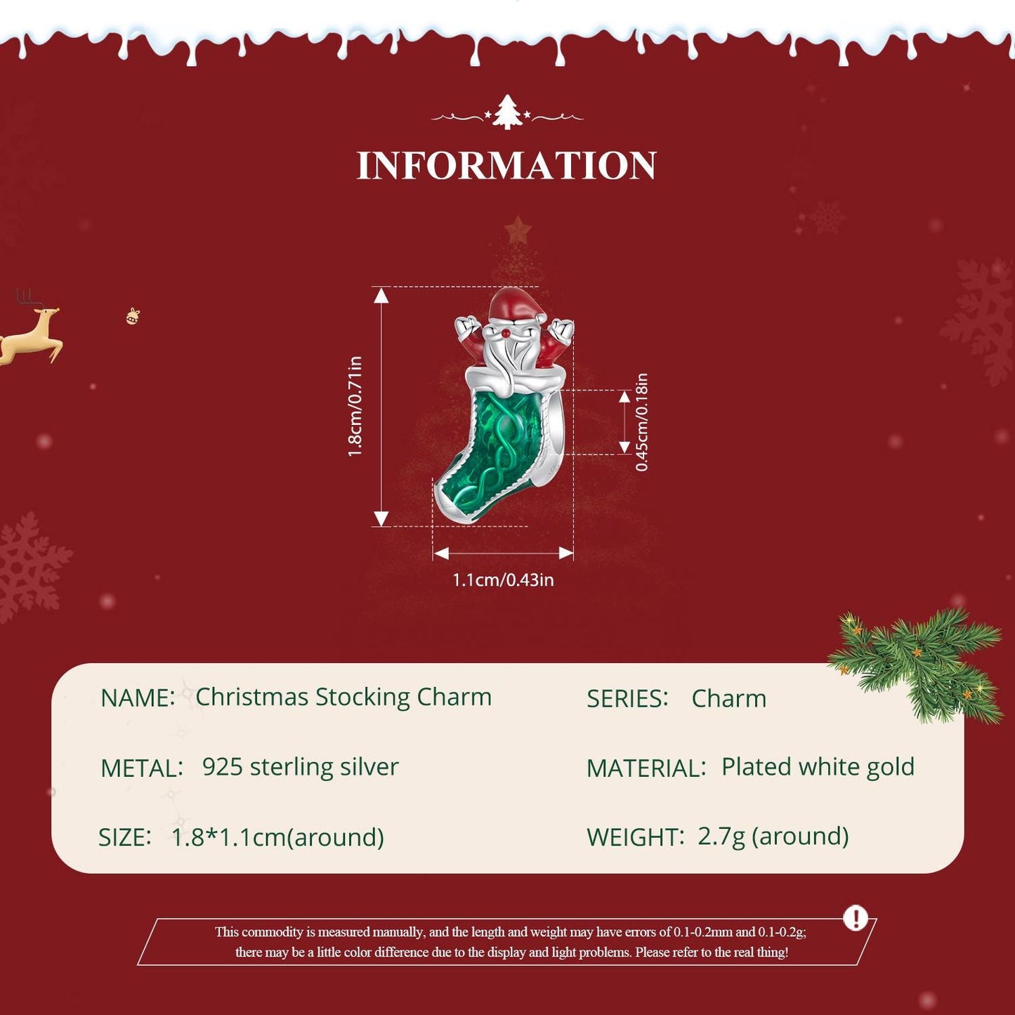 Christmas Stocking Charm