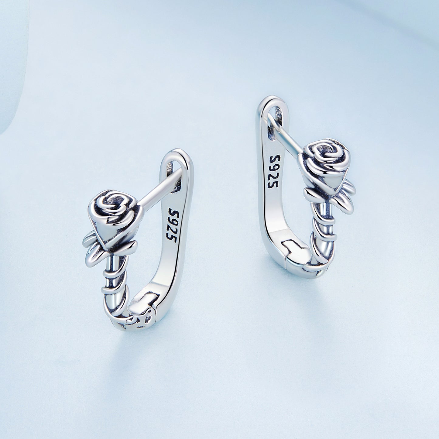 Rose Clip-On Earrings