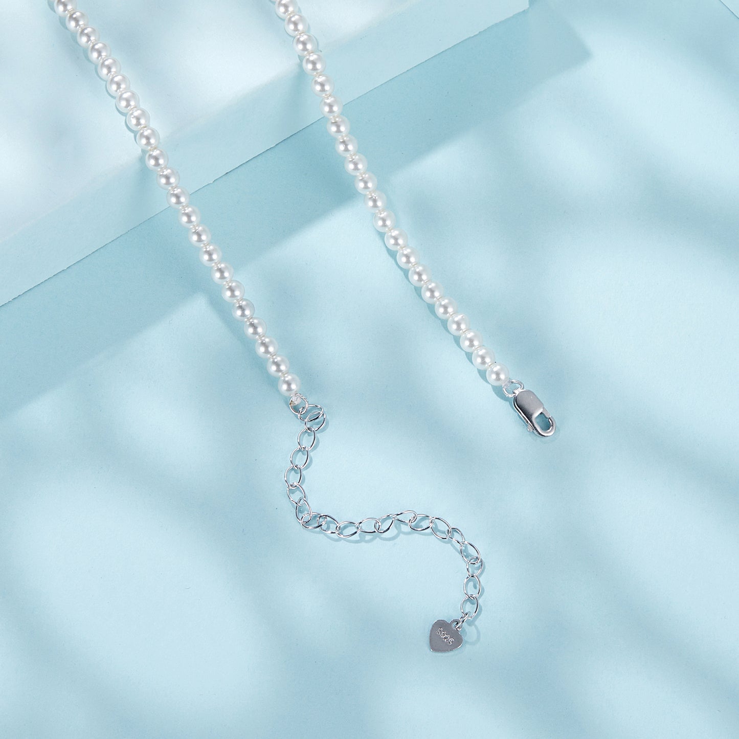 White Simulated Pearl Necklace