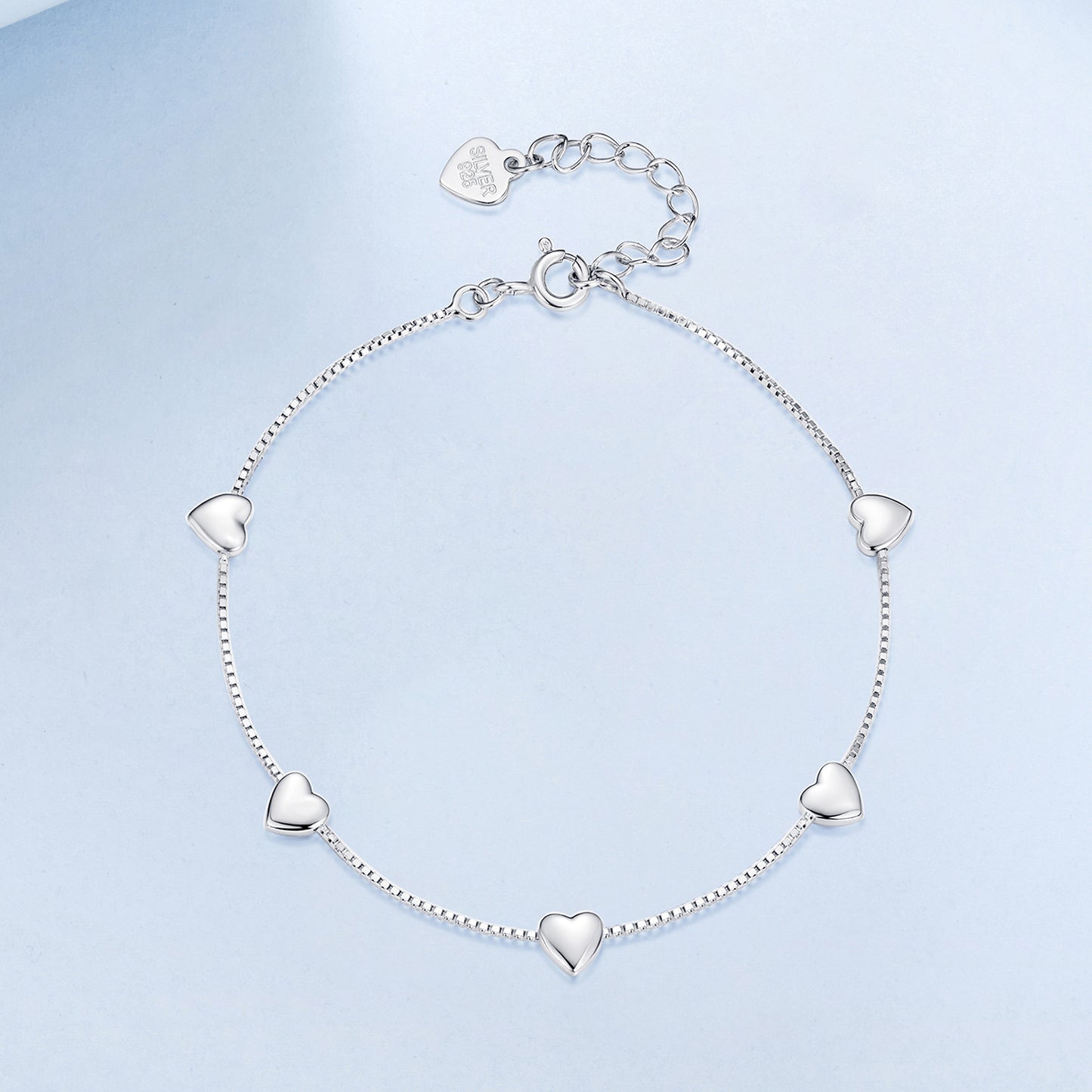 Heart Charm Bracelet
