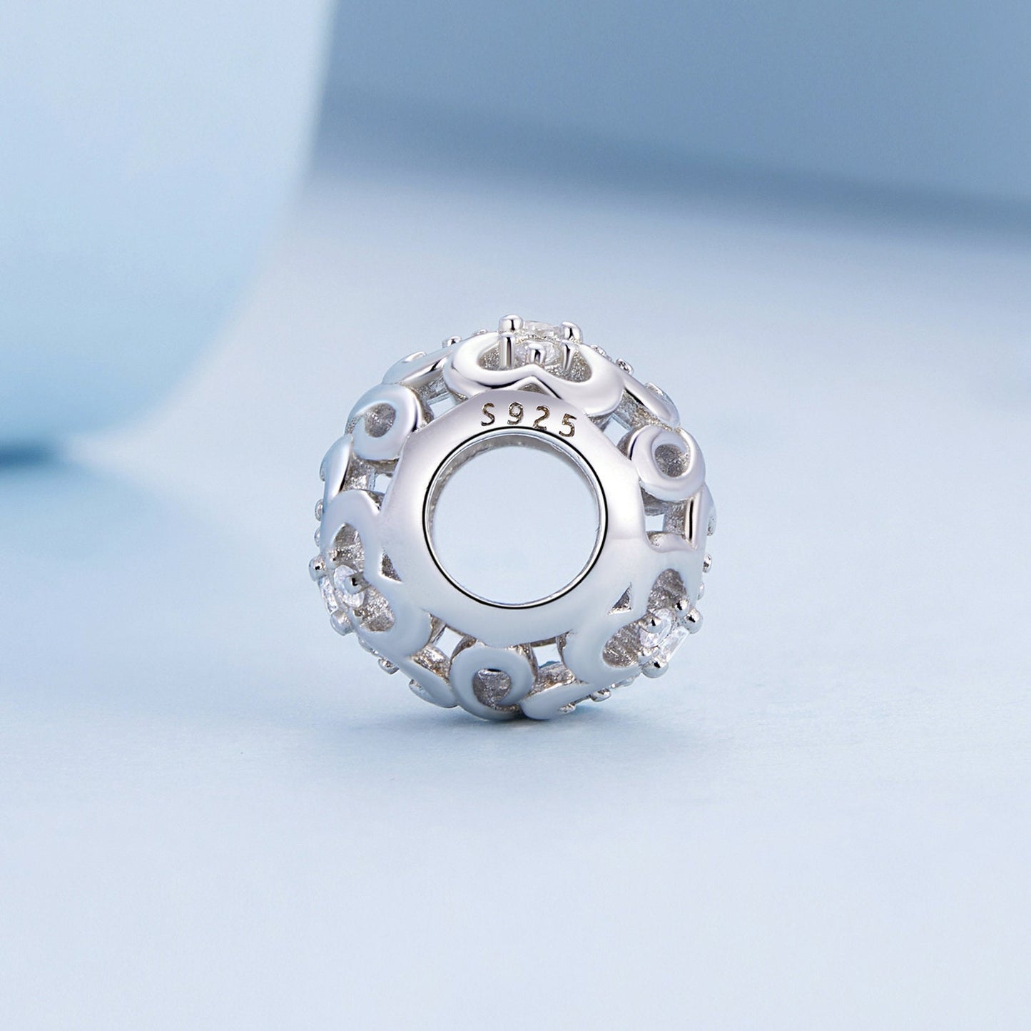 Infinite Heart Bead Charm