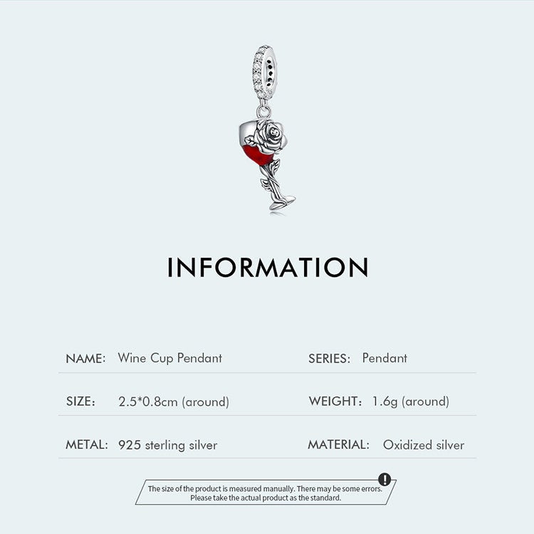 Wine Cup Pendant Charm