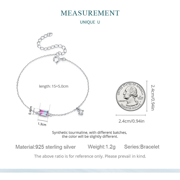 Synthetic Gemstone Bracelet