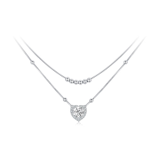 Double-Layer Moissanite Necklace