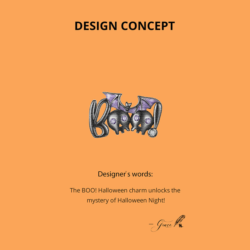 Halloween BOO Charm