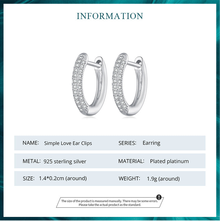 Minimalist Heart Clip-On Earrings