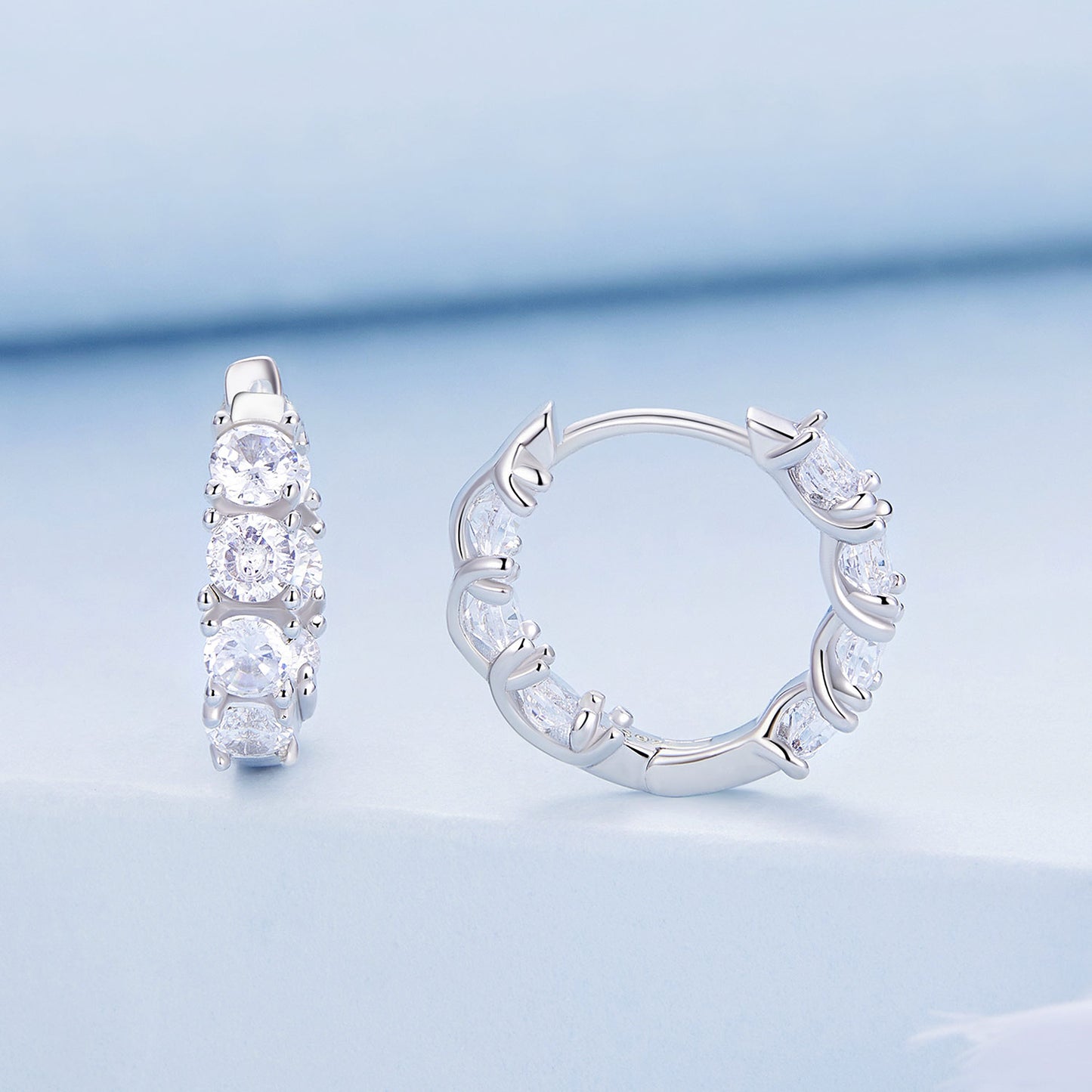 Zircon Clip-On Earrings