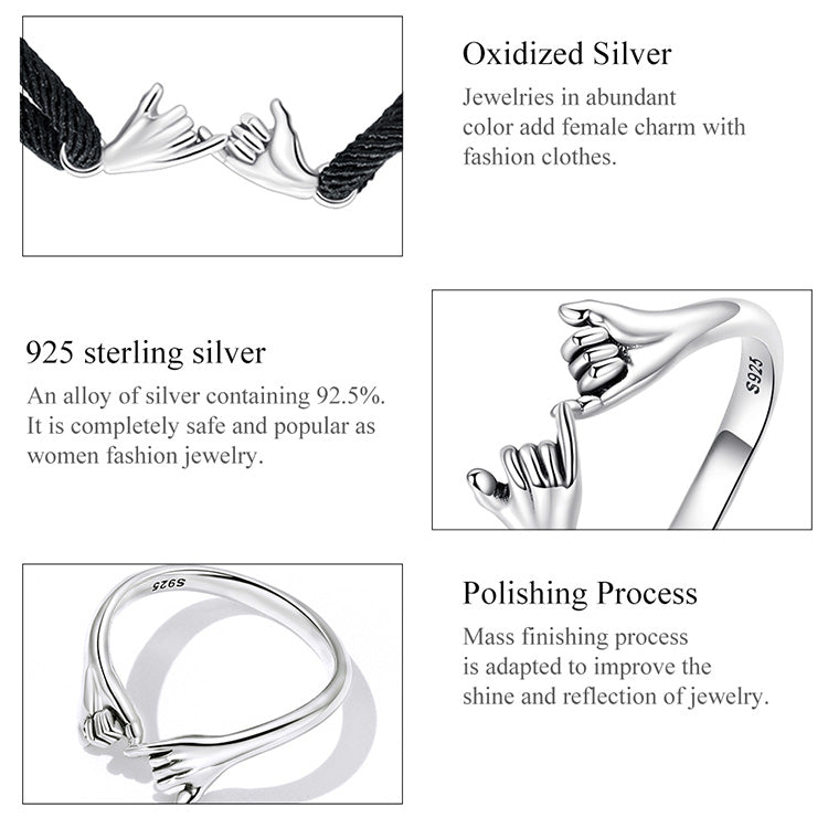 Hand-in-Hand Woven Bracelet