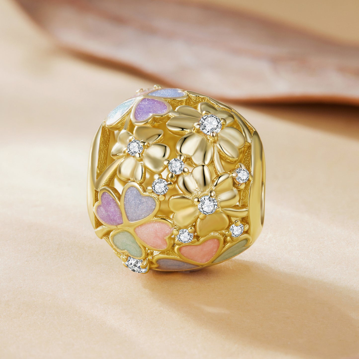 Four-Leaf Clover Charm