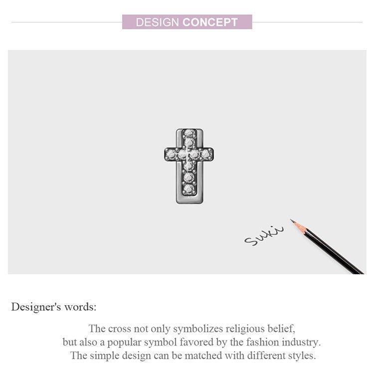 Cross Spacer Charm