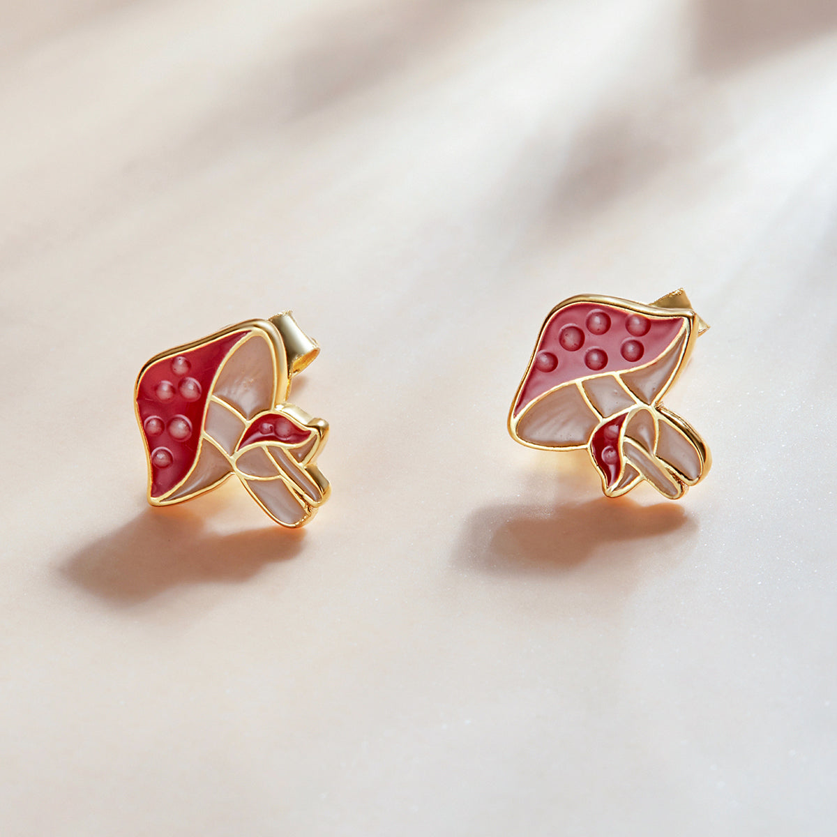 Autumn Mushroom Earrings