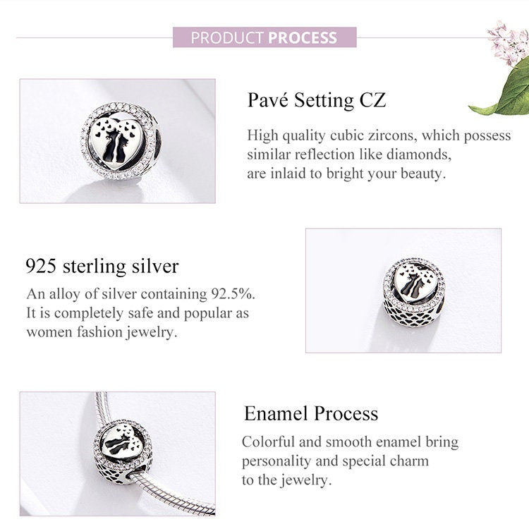 Cats in Love Charm
