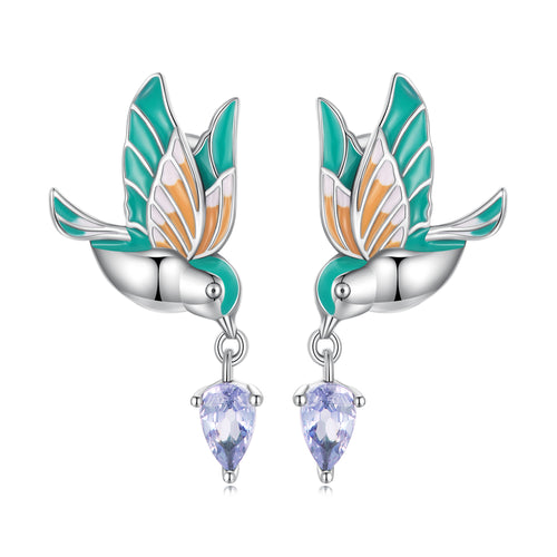 Kingfisher Stud Earrings