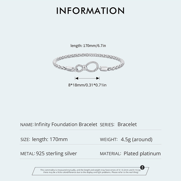 Infinity Symbol Basic Bracelet