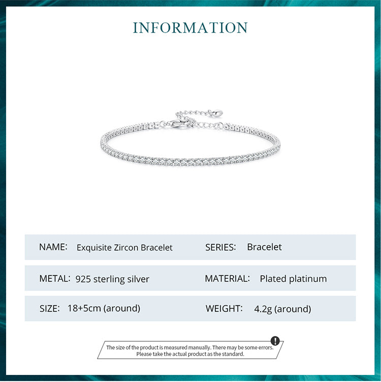 Elegant Zircon Bracelet