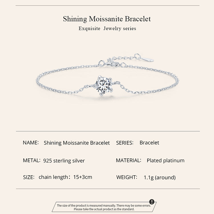 Dazzling Moissanite Bracelet