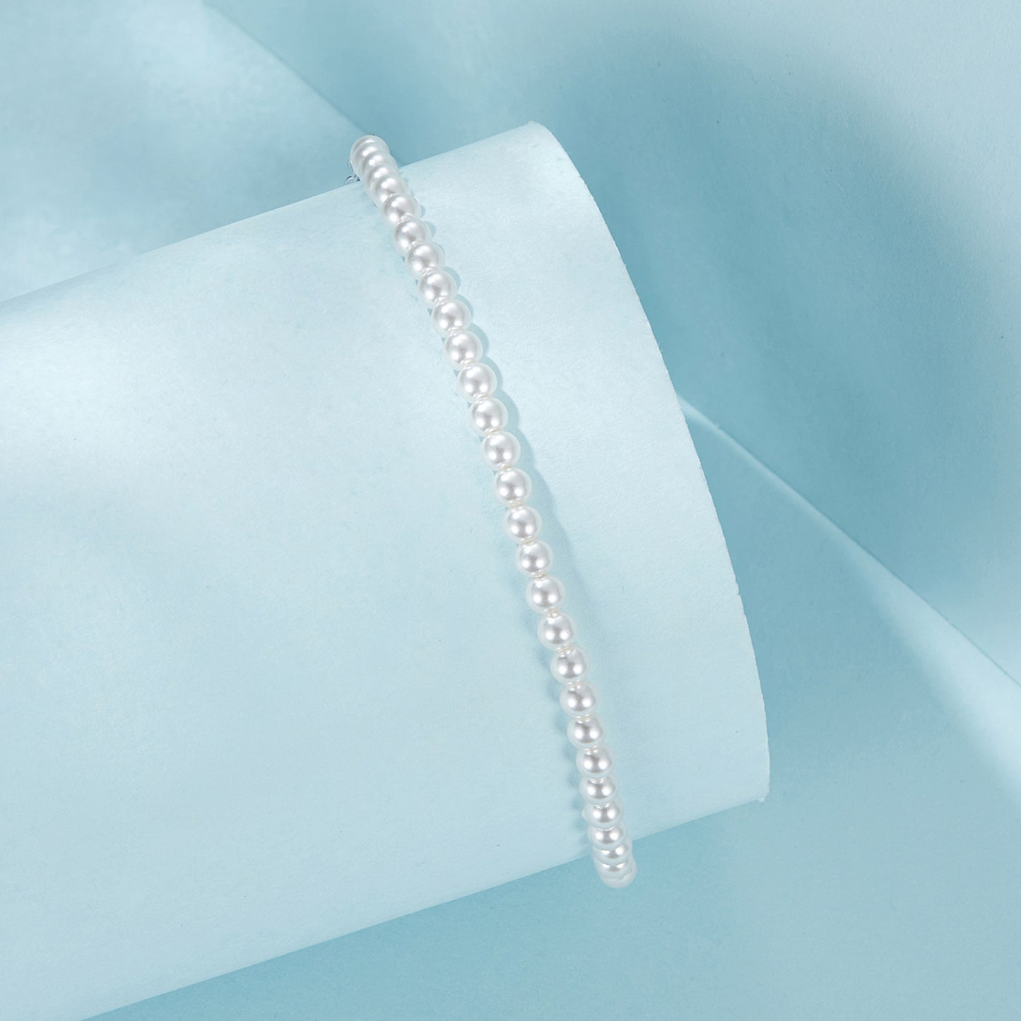 Mother-of-Pearl Beaded Bracelet
