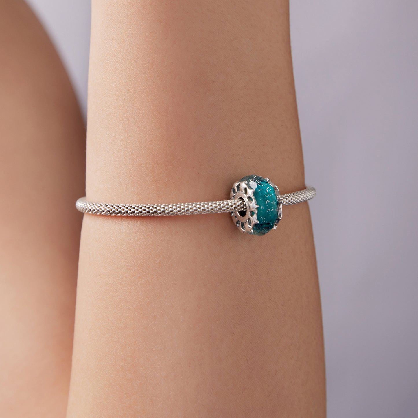 Star-Shaped Glass Beads Charm