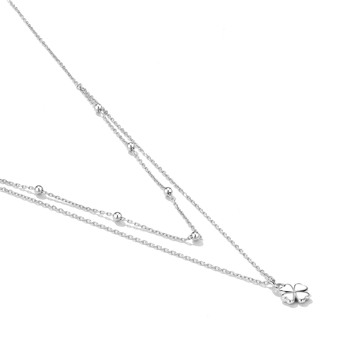 Double-Layer Clover Necklace