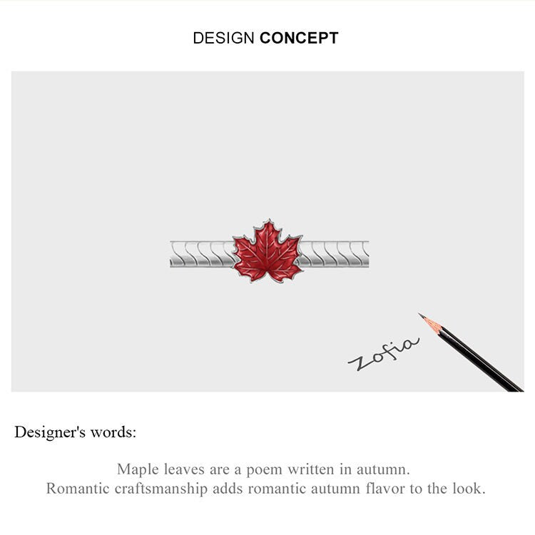 Maple Leaf Charm