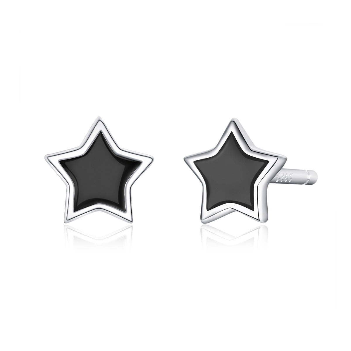 Pentagon Star Stud Earrings