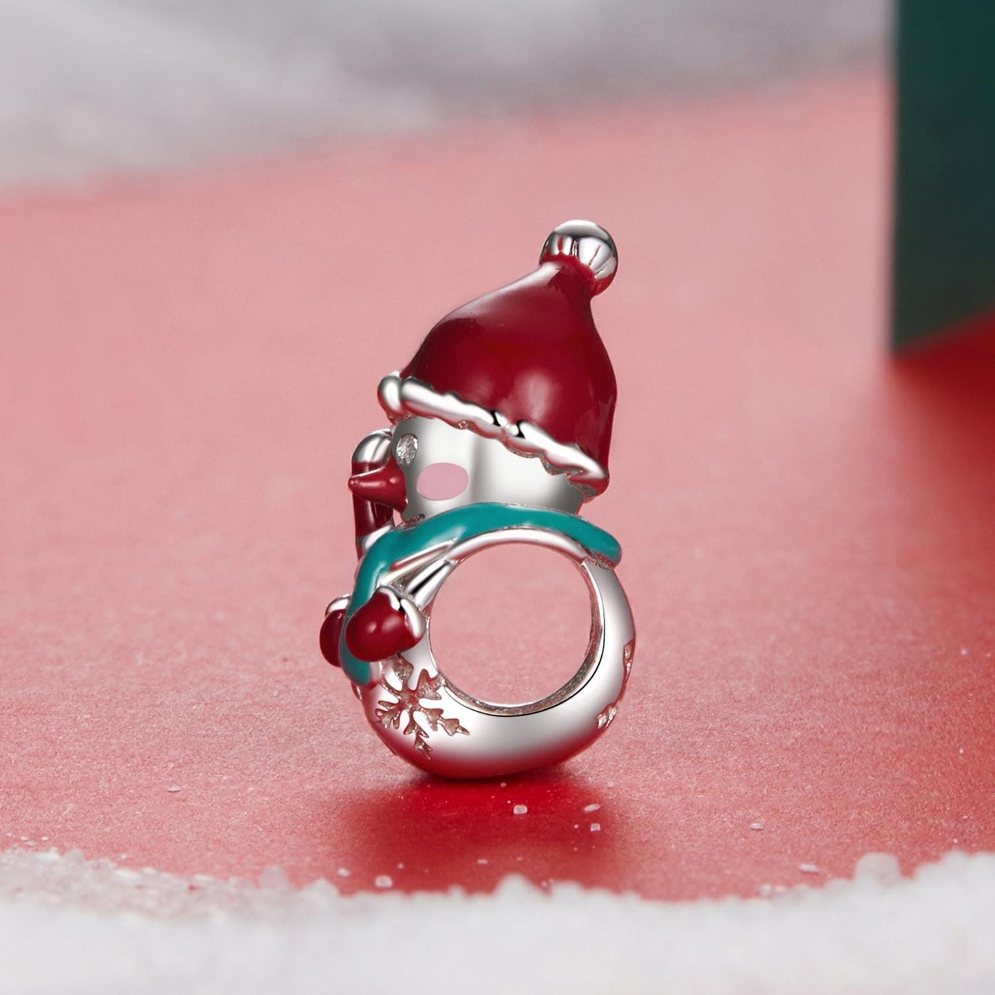 Christmas Snowman Charm
