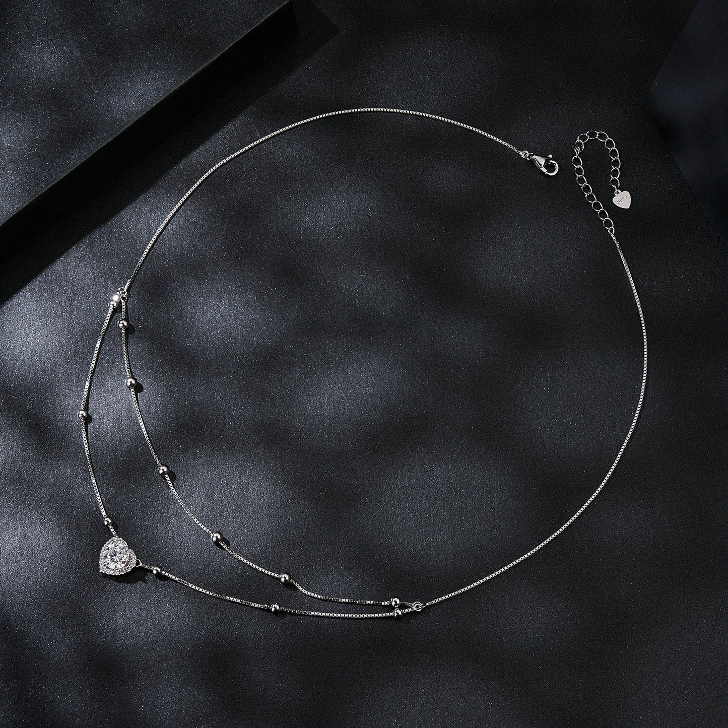 Double-Layer Moissanite Necklace