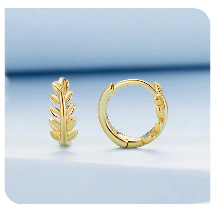 Leaf Clip Earrings