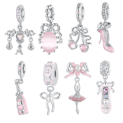 Pink Romance Charm Collection
