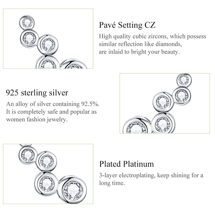 Elegant Sparkle Stud Earrings