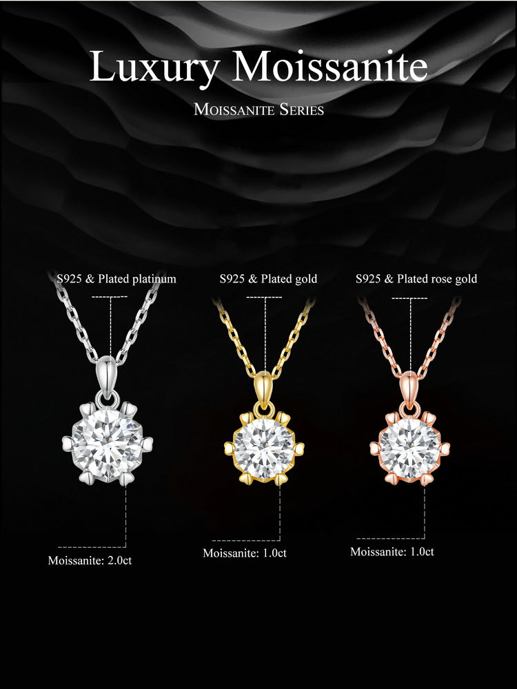 Luxurious Moissanite Necklace