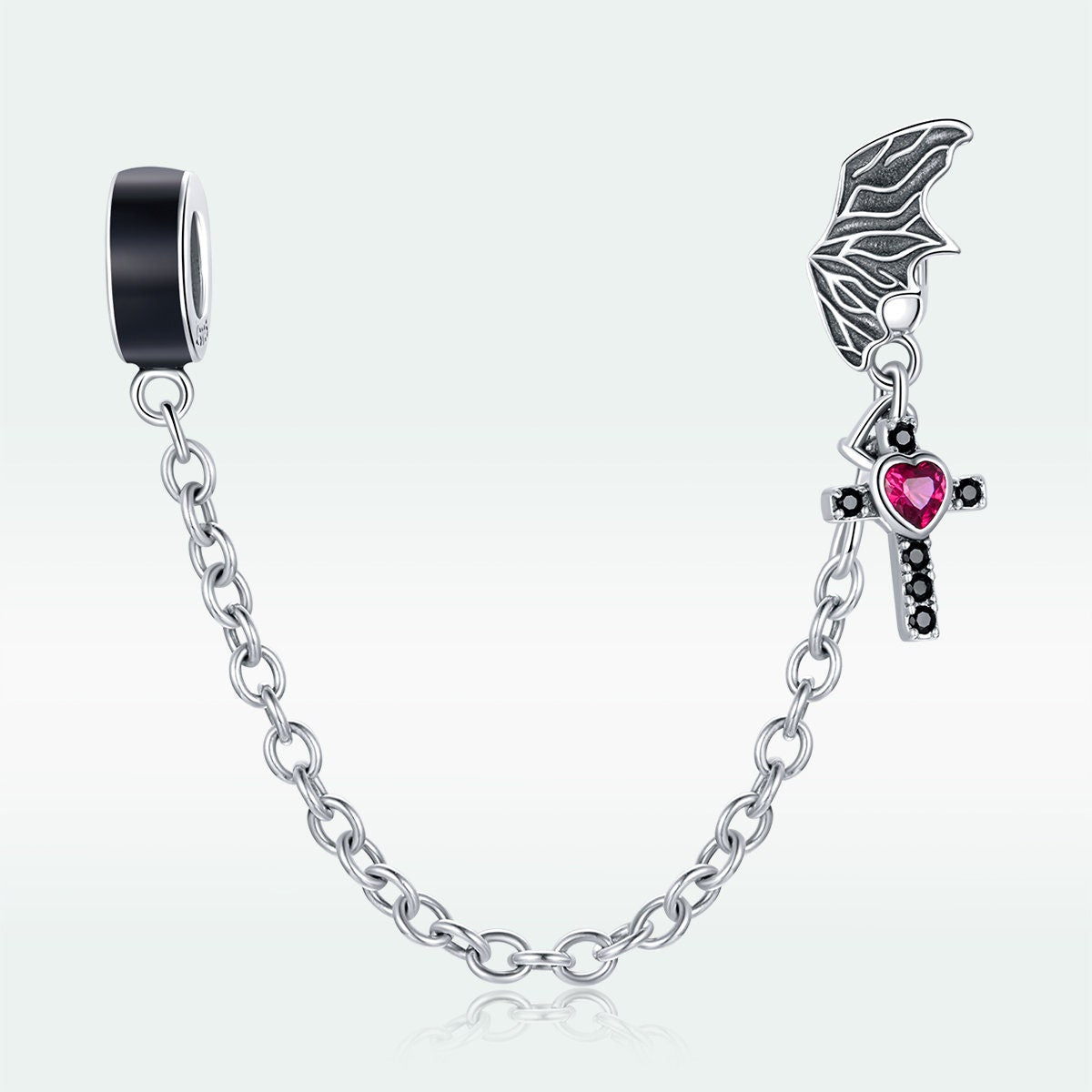 Dark Love Safety Chain Charm