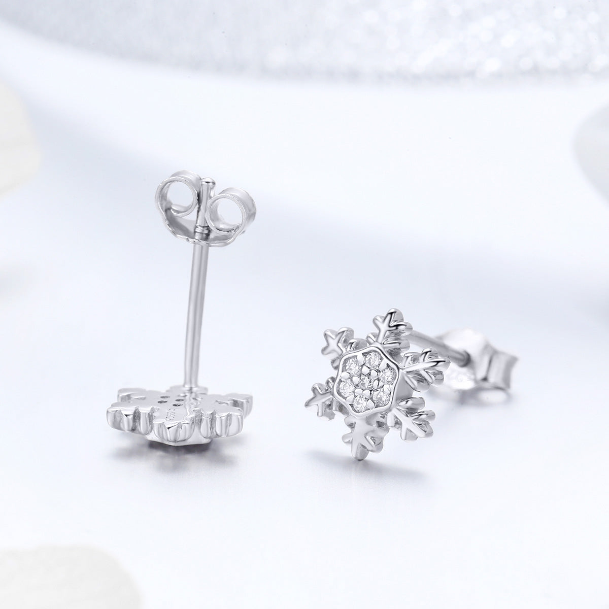 Elegant Snowflake Earrings
