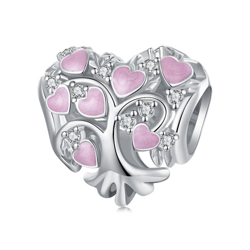 Tree of Life Heart Charm