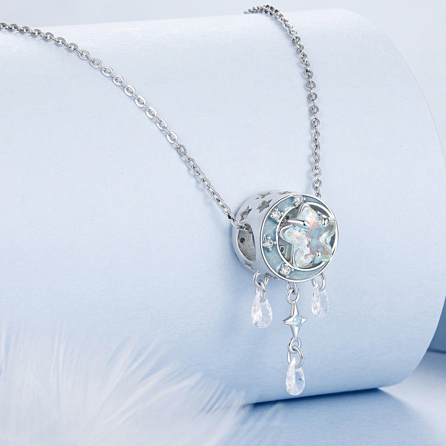 Starry Moon Dreamcatcher Charm