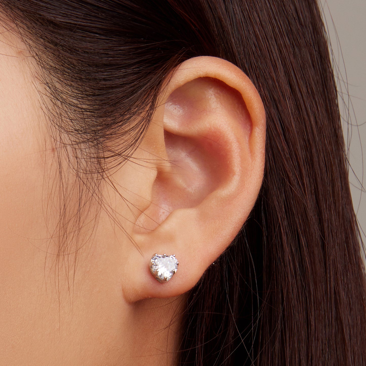 April Birthstone Stud Earrings